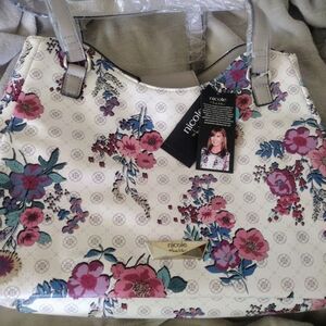 Nicole Floral Print Shoulder Bag